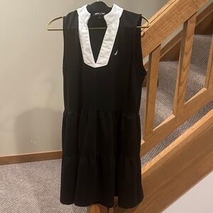 Nautica Black Dress with White Trim